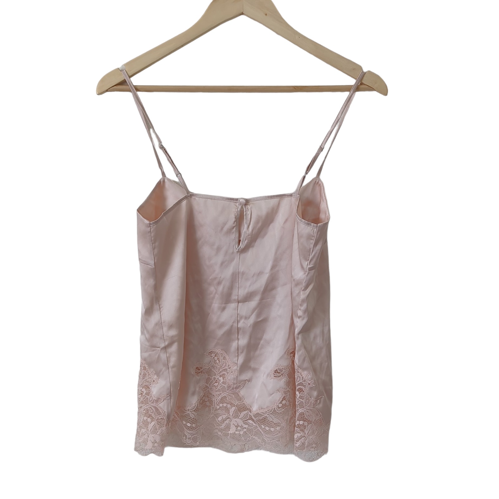 Fleur Of England Silk Cami Top Size Small Luxury Lingerie Tank Top Pink — image 3 of 7